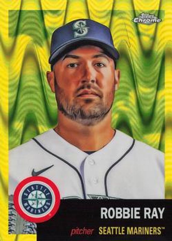 Robbie Ray 2022 Topps Chrome Platinum Anniversary #326 Yellow RayWave Refractor /250 RAW