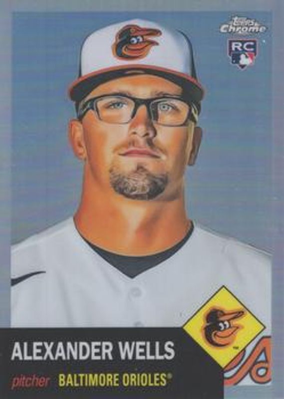 Alexander Wells 2022 Topps Chrome Platinum Anniversary #434 Refractor Rookie RAW