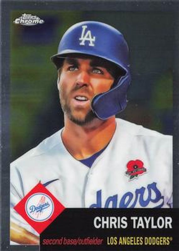 Chris Taylor 2022 Topps Chrome Platinum Anniversary #482 Base RAW
