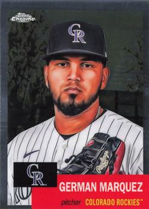 German Marquez 2022 Topps Chrome Platinum Anniversary #279 Base RAW