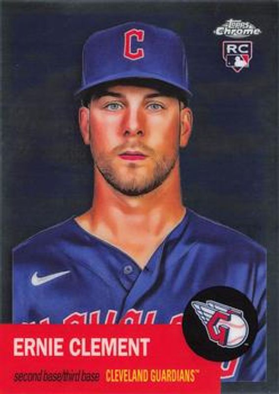 Ernie Clement 2022 Topps Chrome Platinum Anniversary #151 Base Rookie RAW
