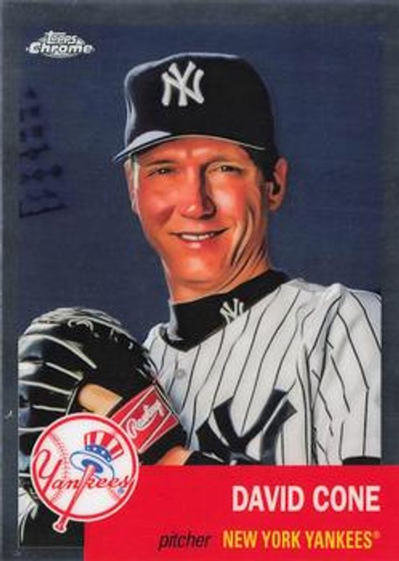David Cone 2022 Topps Chrome Platinum Anniversary #29 Base RAW
