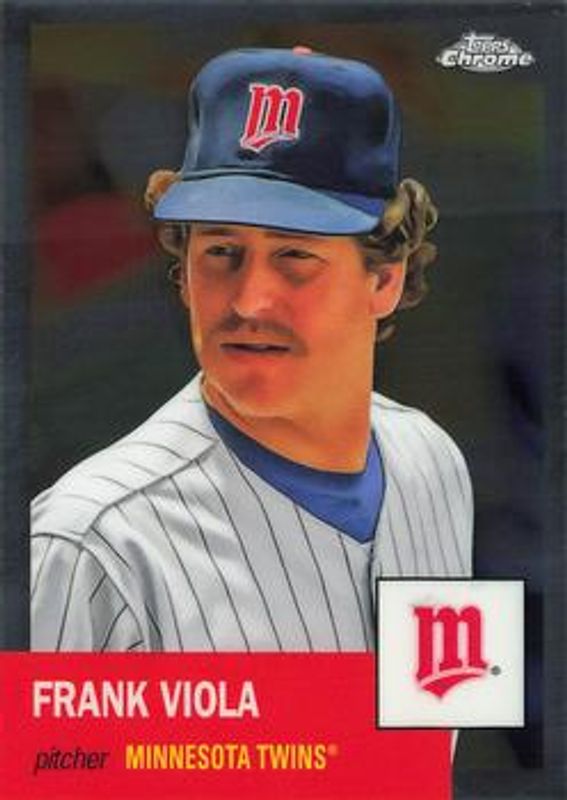 Frank Viola 2022 Topps Chrome Platinum Anniversary #445 Base RAW