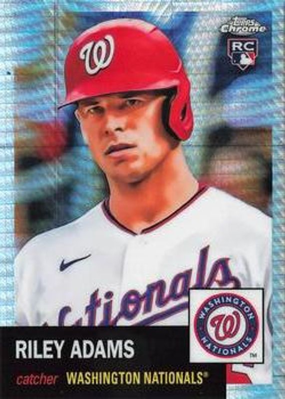 Riley Adams 2022 Topps Chrome Platinum Anniversary #406 Prism Refractor RAW