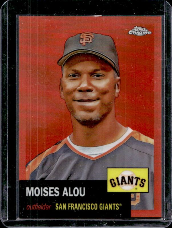 Moises Alou 2022 Topps Chrome Platinum Anniversary #360 Orange Refractor /25 RAW