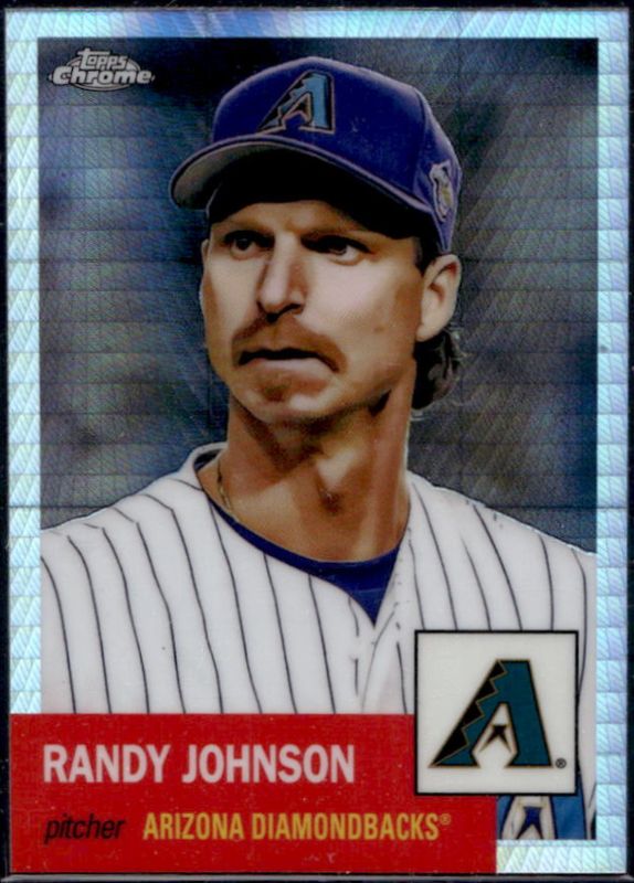 Randy Johnson 2022 Topps Chrome Platinum Anniversary #454 Prism Refractor RAW