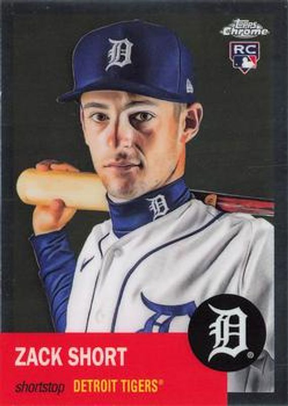 Zack Short 2022 Topps Chrome Platinum Anniversary #291 Base Rookie RAW