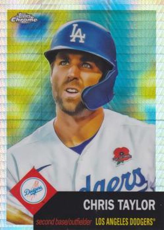 Chris Taylor 2022 Topps Chrome Platinum Anniversary #482 Prism Refractor RAW