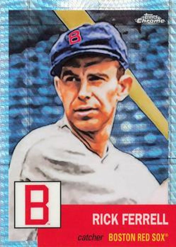 Rick Ferrell 2022 Topps Chrome Platinum Anniversary #142 Prism Refractor RAW