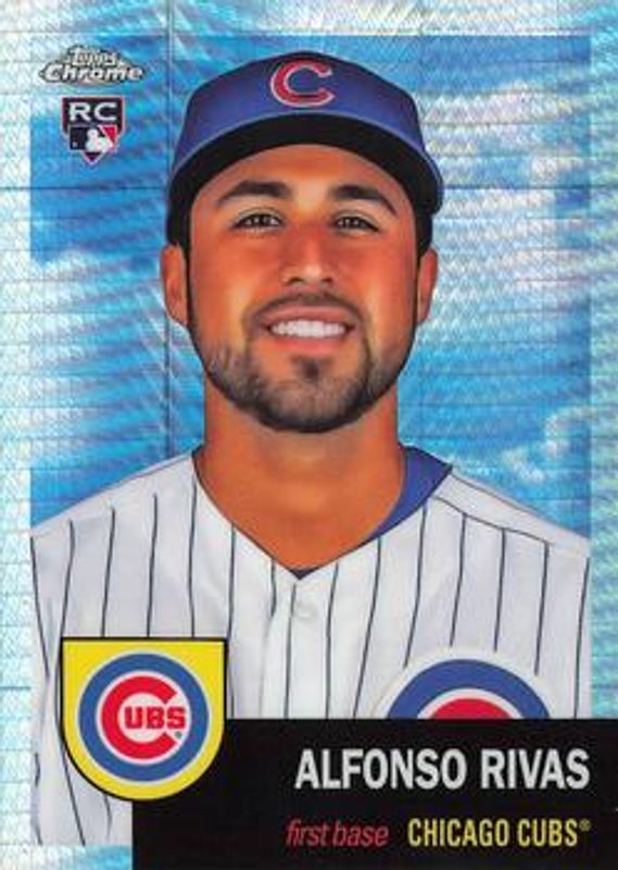 Alfonso Rivas 2022 Topps Chrome Platinum Anniversary #185 Prism Refractor Rookie RAW
