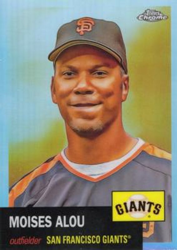 Moises Alou 2022 Topps Chrome Platinum Anniversary #360 Refractor RAW