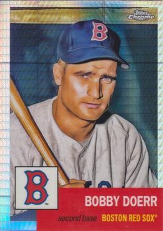 Bobby Doerr 2022 Topps Chrome Platinum Anniversary #212 Prism Refractor RAW