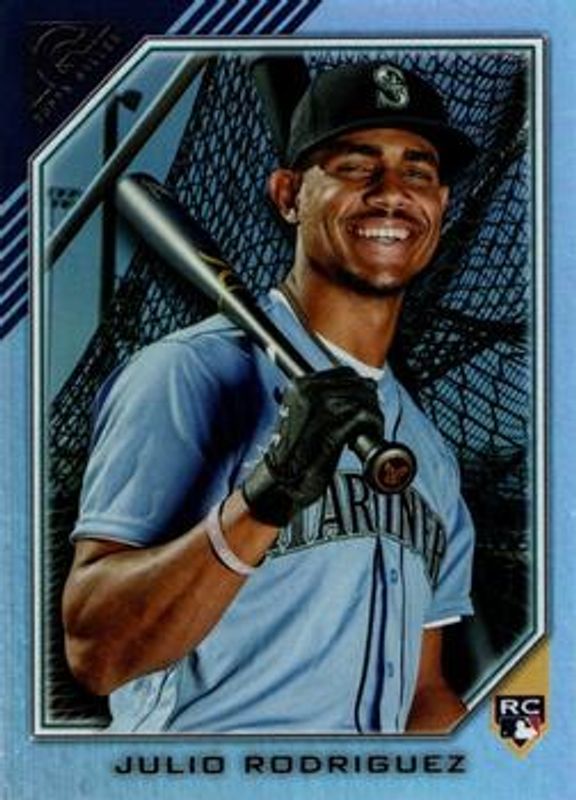 Julio Rodriguez 2022 Topps Gallery #35 Rainbow Foil Rookie RAW