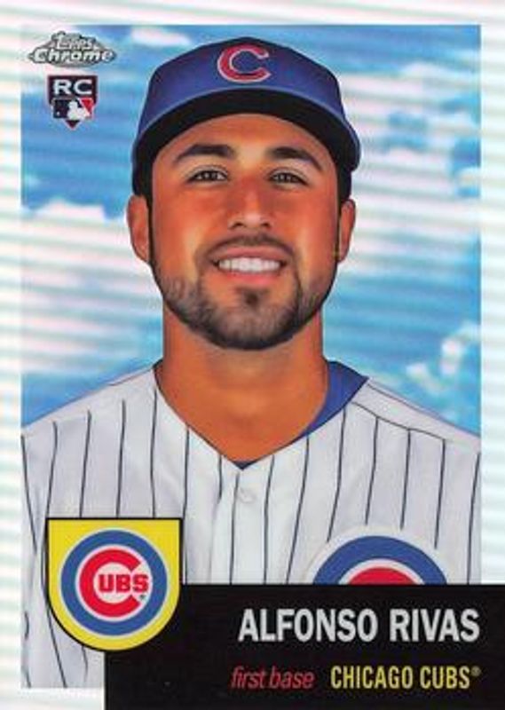 Alfonso Rivas 2022 Topps Chrome Platinum Anniversary #185 Refractor Rookie RAW