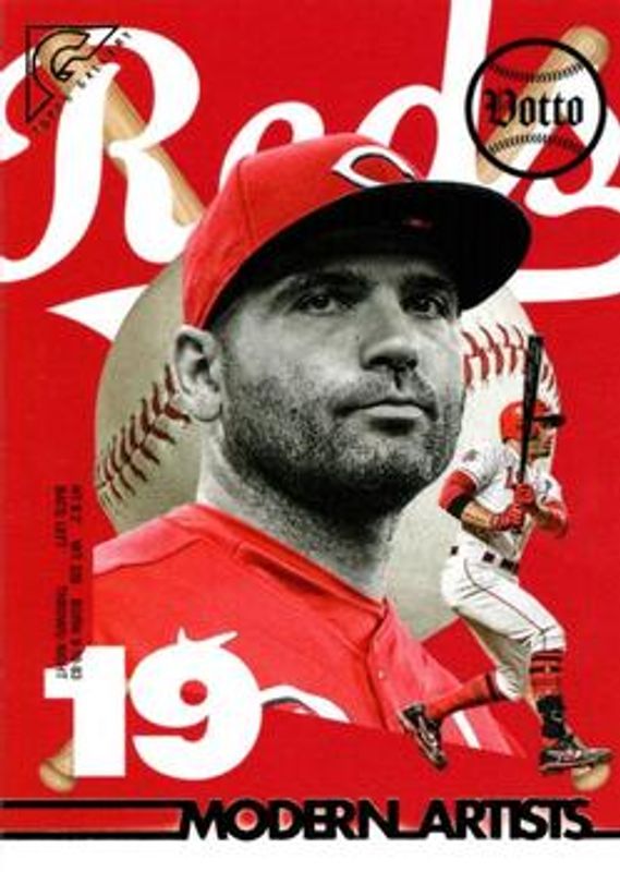 Joey Votto 2022 Topps Gallery #MA-15 Modern Artists RAW