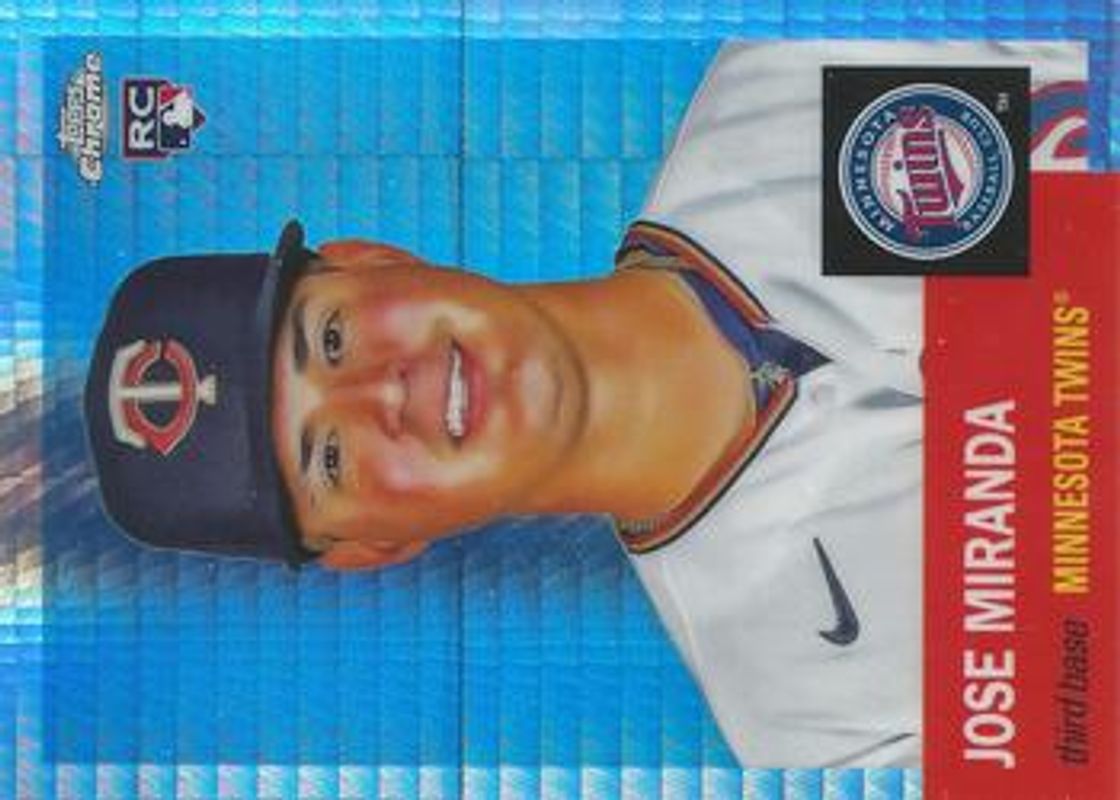 Jose Miranda 2022 Topps Chrome Platinum Anniversary #463 Prism Refractor Rookie RAW