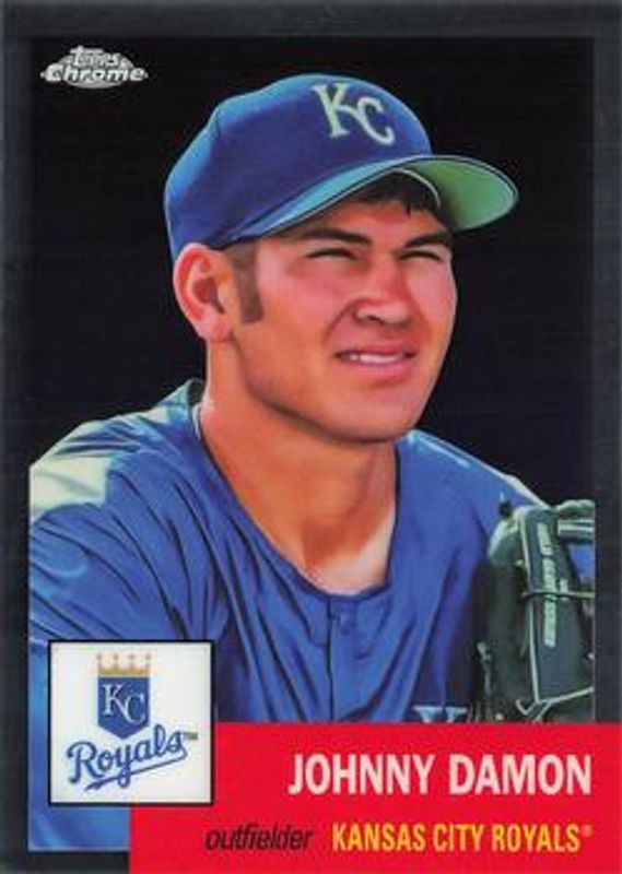 Johnny Damon 2022 Topps Chrome Platinum Anniversary #328 Base RAW