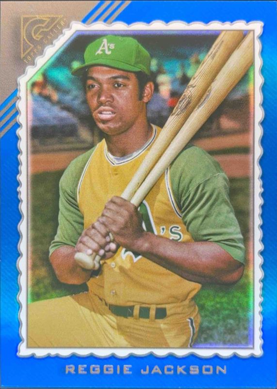 Reggie Jackson 2022 Topps Gallery #92 Blue /75 RAW
