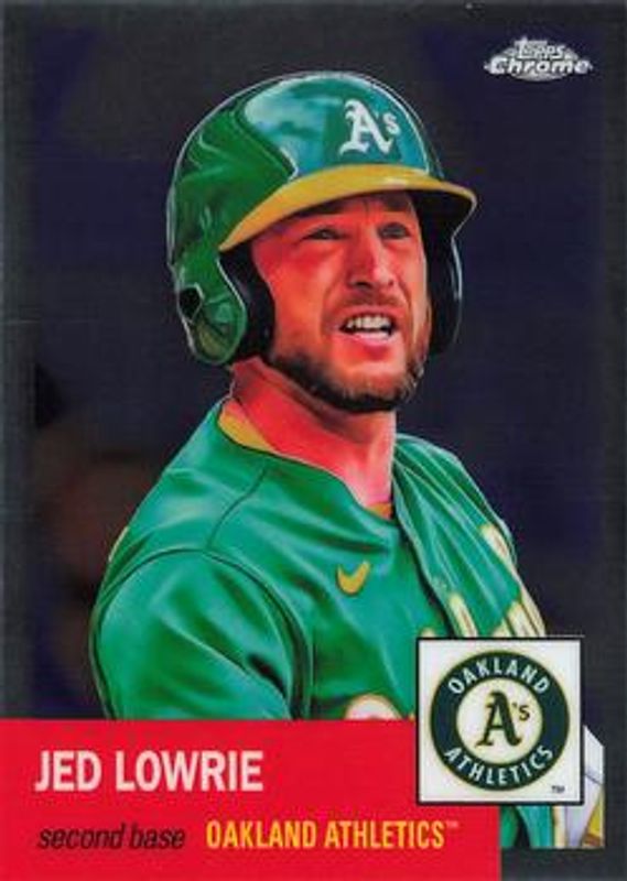 Jed Lowrie 2022 Topps Chrome Platinum Anniversary #316 Base RAW