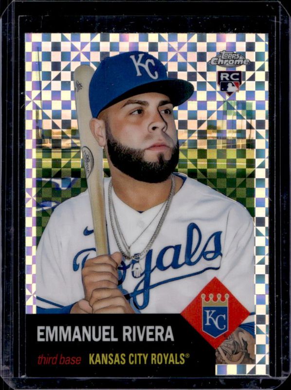 Emmanuel Rivera 2022 Topps Chrome Platinum Anniversary #304 X-Fractor RAW