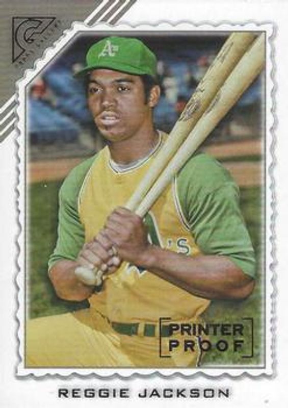 Reggie Jackson 2022 Topps Gallery #92 Printer Proof RAW