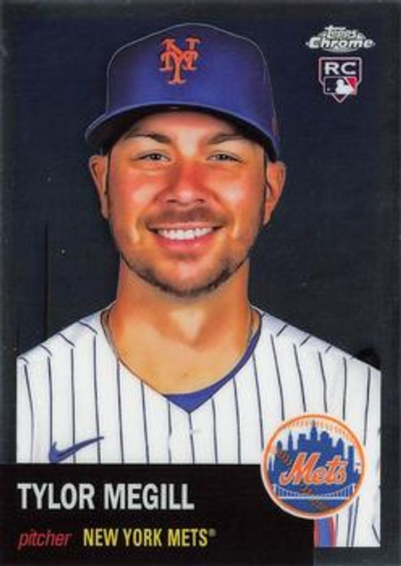 Tylor Megill 2022 Topps Chrome Platinum Anniversary #496 Base Rookie RAW
