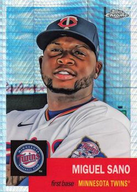 Miguel Sano 2022 Topps Chrome Platinum Anniversary #357 Prism Refractor RAW