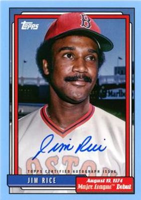 2022 Topps Archives #72DB-JRE 1992 Topps MLB Debut Autographs - Blue /25