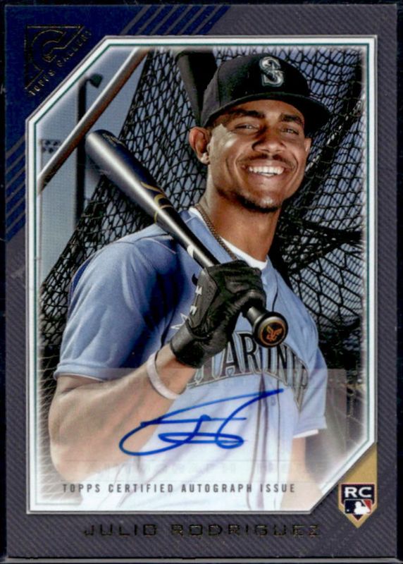 Julio Rodriguez 2022 Topps Gallery #RA-JR Rookies Autographs RAW