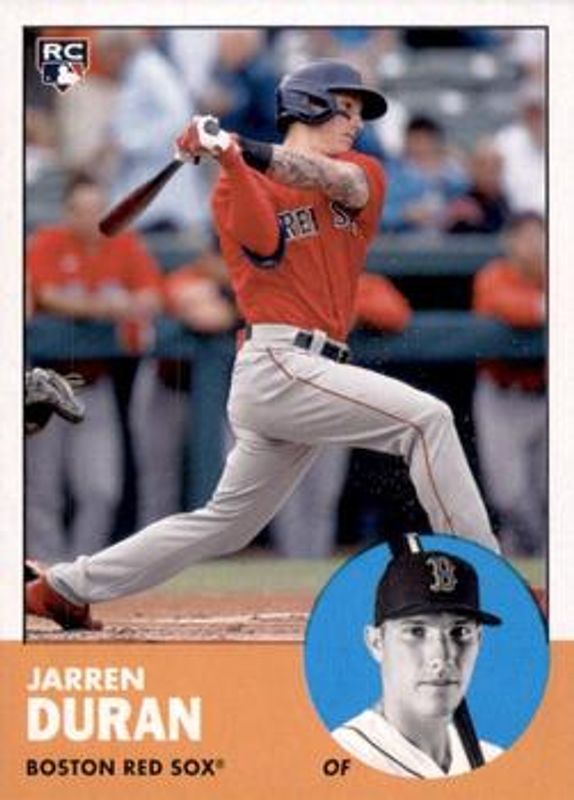 Jarren Duran 2022 Topps Archives #88b Base Rookie RAW