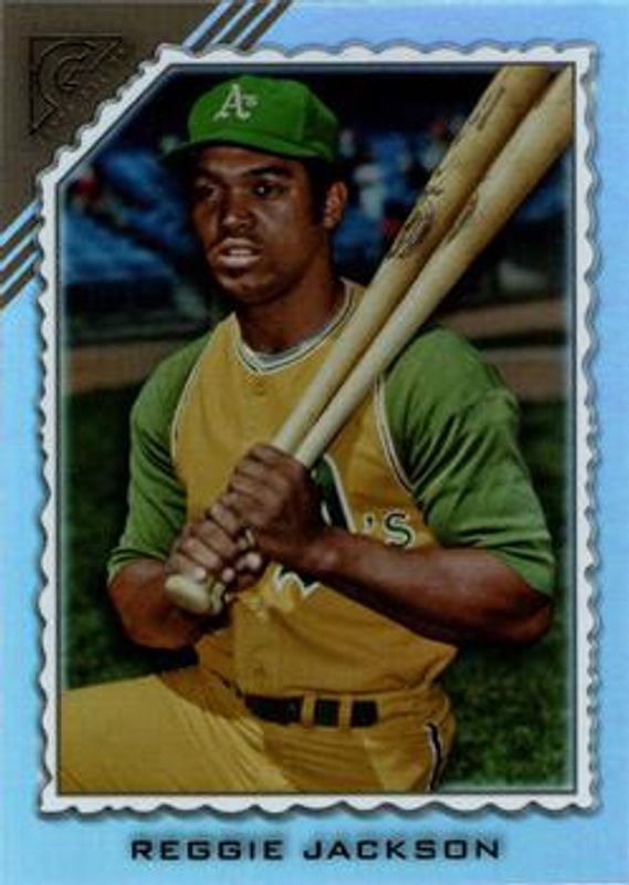 Reggie Jackson 2022 Topps Gallery #92 Rainbow Foil RAW