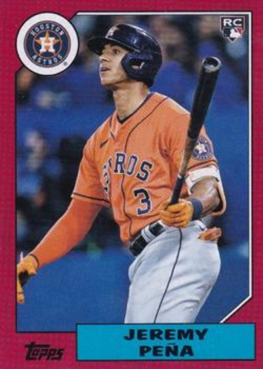 Jeremy Pena 2022 Topps Archives #280 Red /75 Price Guide - Sports