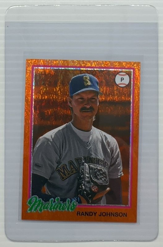 Randy Johnson 2022 Topps Archives #175 Orange Hot Foil /15 RAW