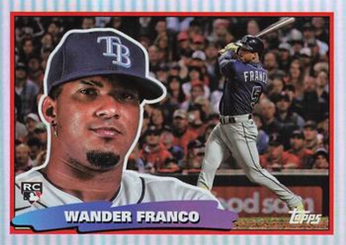 Wander Franco 2022 Topps Archives #88BF-25 1988 Topps Big - Foil Rookie RAW
