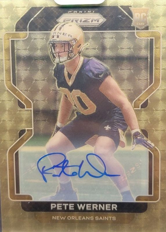 2021 Prizm #391 Rookie Autographs - Gold Vinyl /5