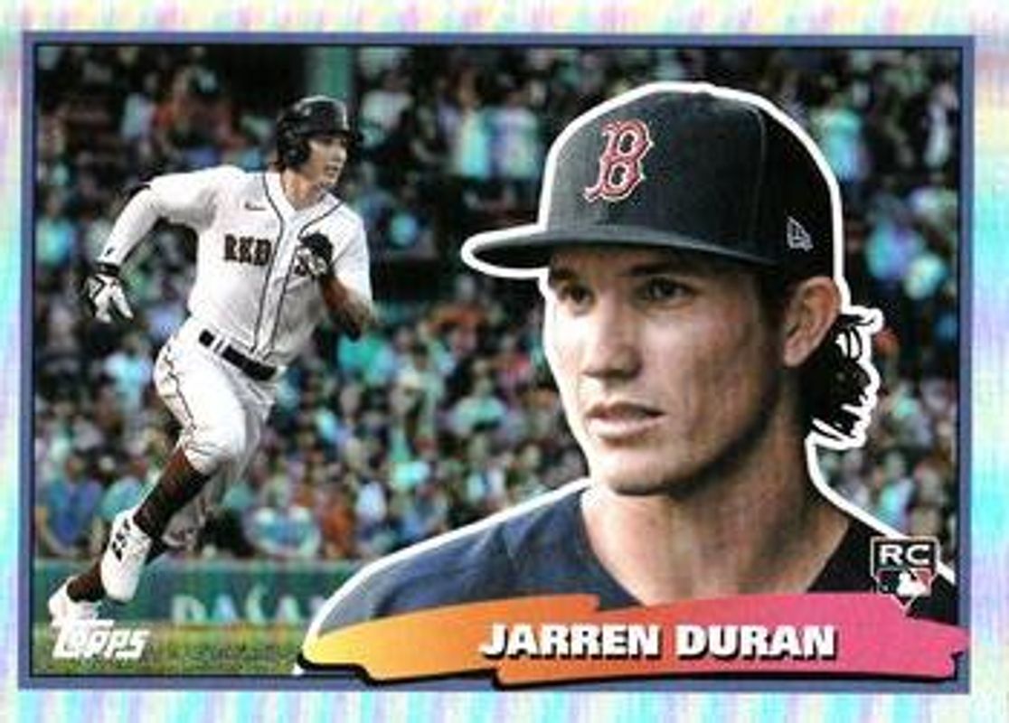 Jarren Duran 2022 Topps Archives #88BF-15 1988 Topps Big - Foil Rookie RAW