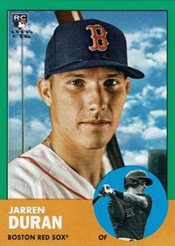 Jarren Duran 2022 Topps Archives #88 Green /125 Rookie RAW