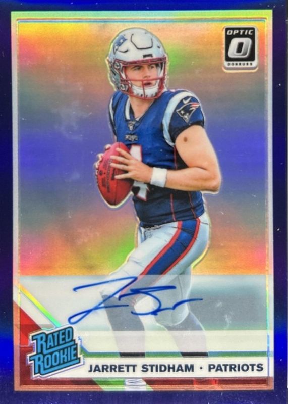 2019 Optic #157 Rated Rookie Autographs - Purple (/10)