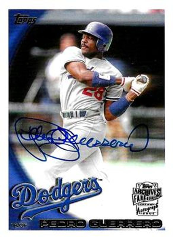2022 Topps Archives #10FF-PG Fan Favorites Autographs