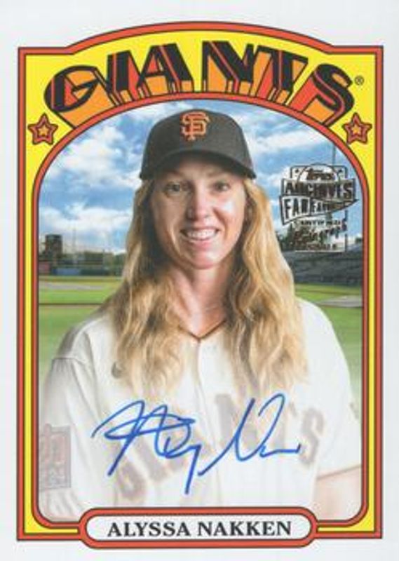 2022 Topps Archives #72FF-AN Fan Favorites Autographs