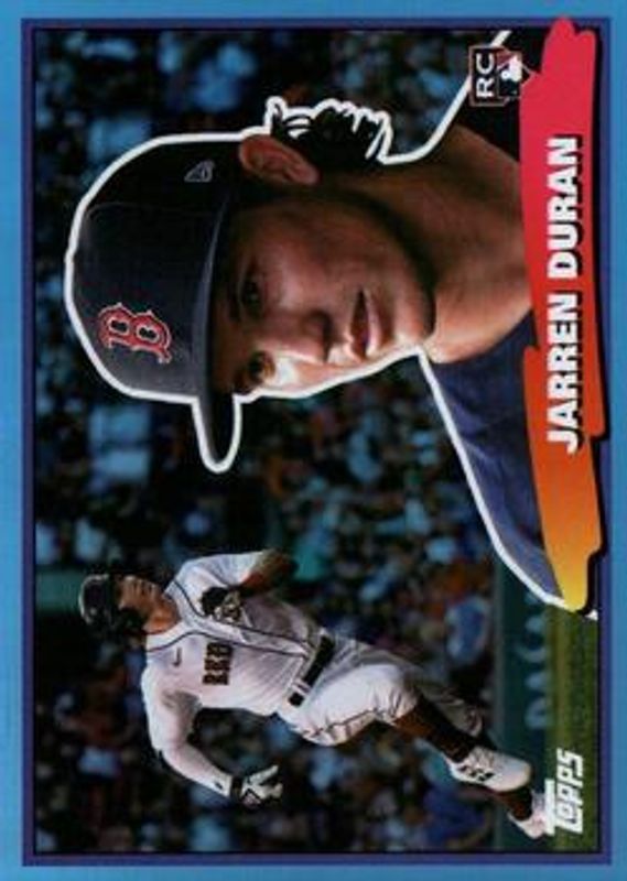 Jarren Duran 2022 Topps Archives #88BF-15 1988 Topps Big Foil - Sky Blue Rookie RAW