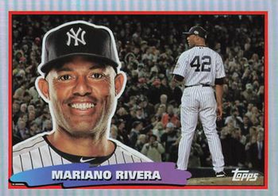 Mariano Rivera 2022 Topps Archives #88BF-28 1988 Topps Big - Foil RAW