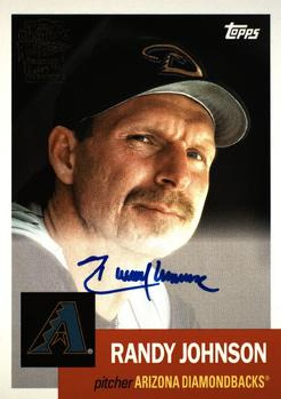 Randy Johnson 2022 Topps Archives #53FF-RJN Fan Favorites Autographs RAW