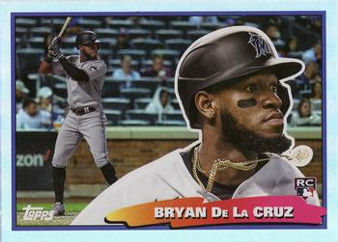 Bryan De La Cruz 2022 Topps Archives #88BF-10 1988 Topps Big - Foil Rookie RAW