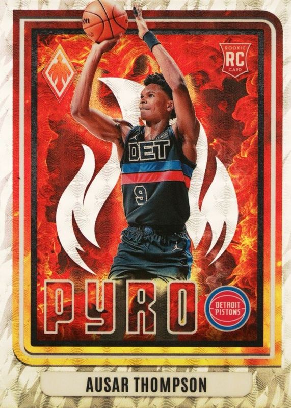 Ausar Thompson 2023 Phoenix #18 Pyro - Gold Vinyl /1 Rookie RAW