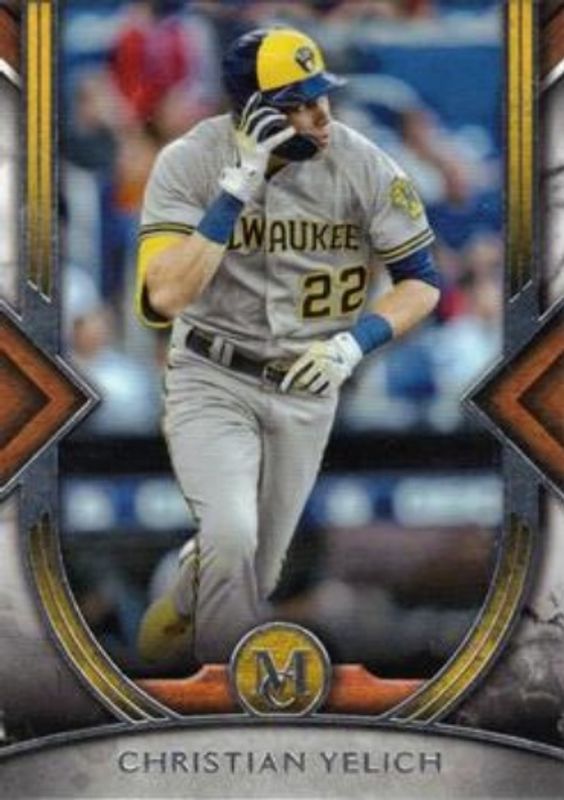 Christian Yelich 2022 Topps Museum Collection #75 Base RAW