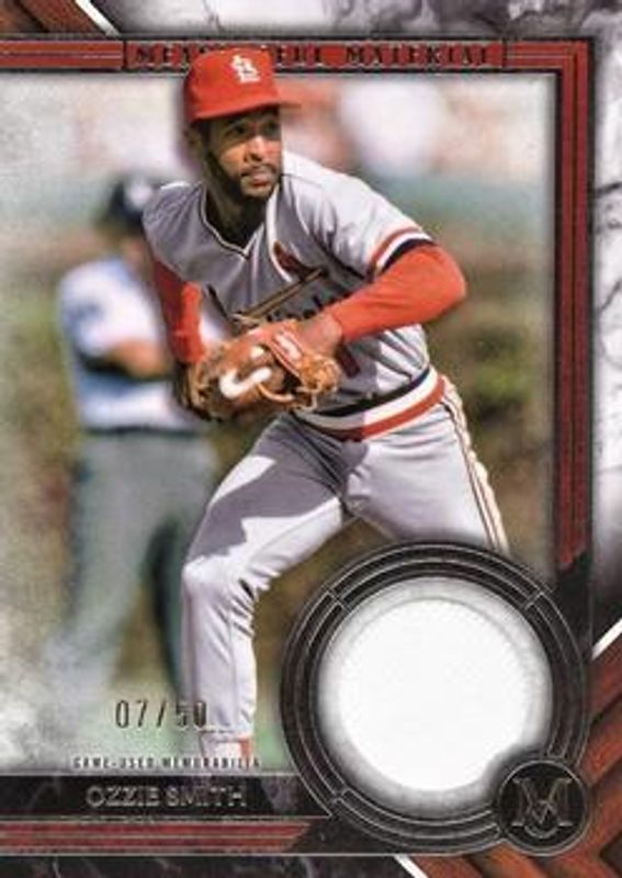 Ozzie Smith 2022 Topps Museum Collection #MMR1-OS Meaningful Materials Relics /50 RAW