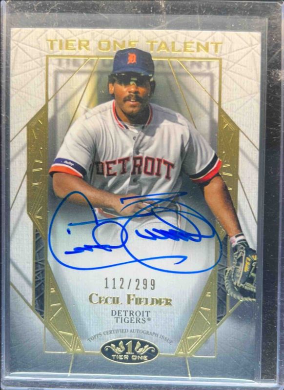 2022 Topps Tier One #T1TA-CF Talent Autographs /100