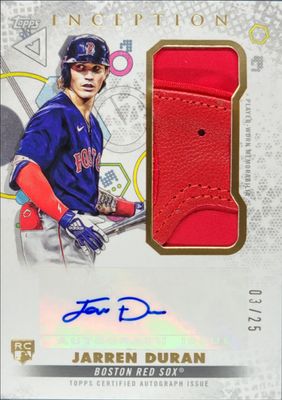 2022 Topps Inception #IBGR-JD Autographs Batting Glove Relic /25