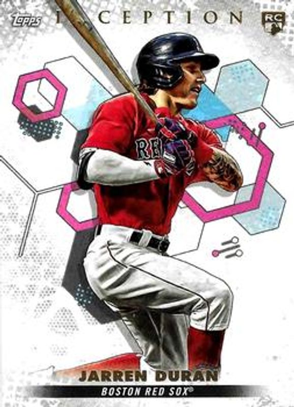 Jarren Duran 2022 Topps Inception #79 Base Rookie RAW